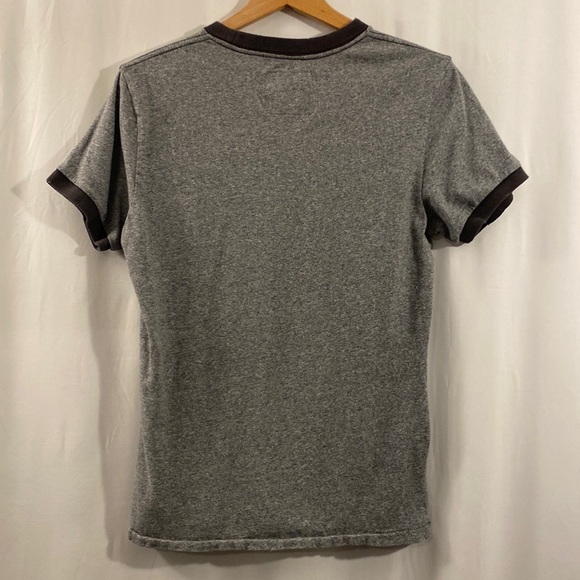 AEROPOSTALE Men’s Small Short Sleeve Graphic T-Shirt Gray Excellent Condition - Picture 2 of 10